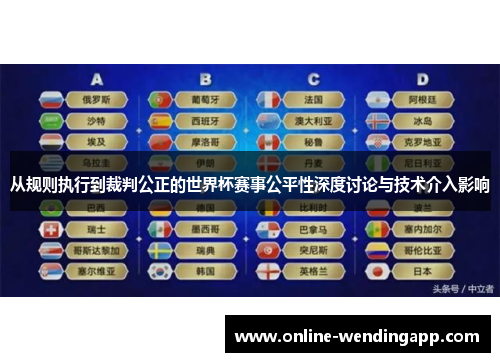 从规则执行到裁判公正的世界杯赛事公平性深度讨论与技术介入影响