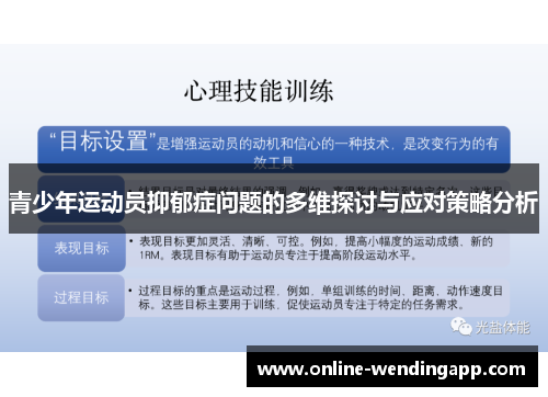 青少年运动员抑郁症问题的多维探讨与应对策略分析